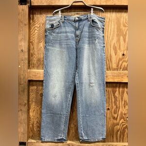 Gloria Vanderbilt x Christian Siriano Miles Straight Denim Jeans Plus Size 34/18